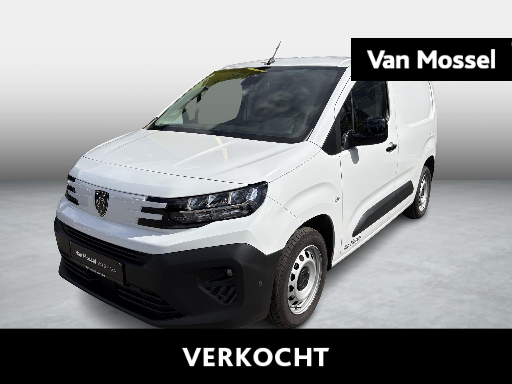 Peugeot Partner 1.5 BlueHDi L1 Light 96kW s/s EAT8, Stof, Gebruikt, Zwart, 4 cilinders
