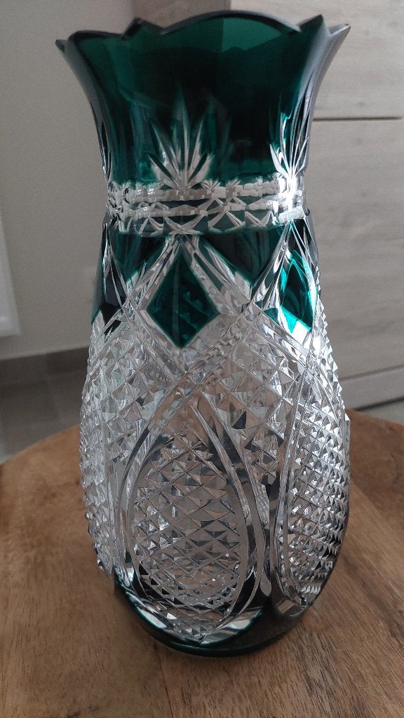 kristallen vaas, Antiek en Kunst, Ophalen