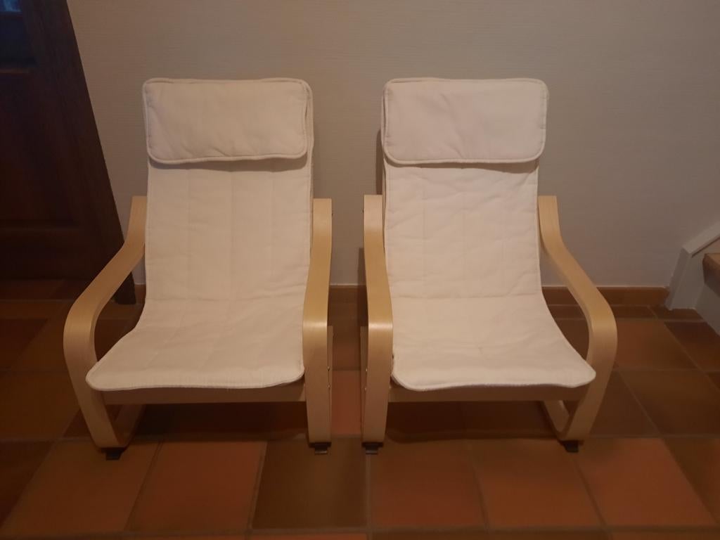 2x kinderzetel Poäng, Ophalen