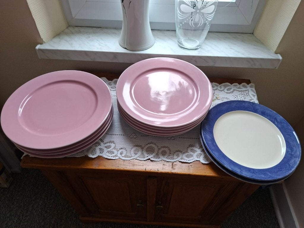 Grandes assiettes, Maison & Meubles, Enlèvement, Utilisé, Assiettes(s)