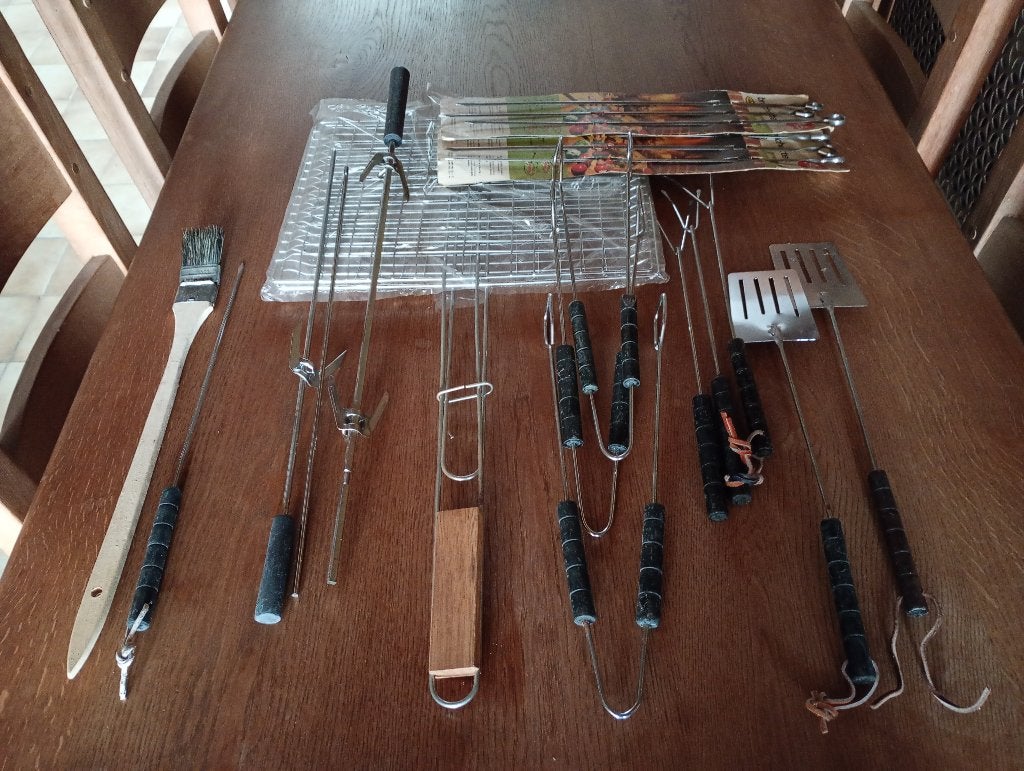 Lot barbecue materiaal ongebruikt BBQ, Ophalen