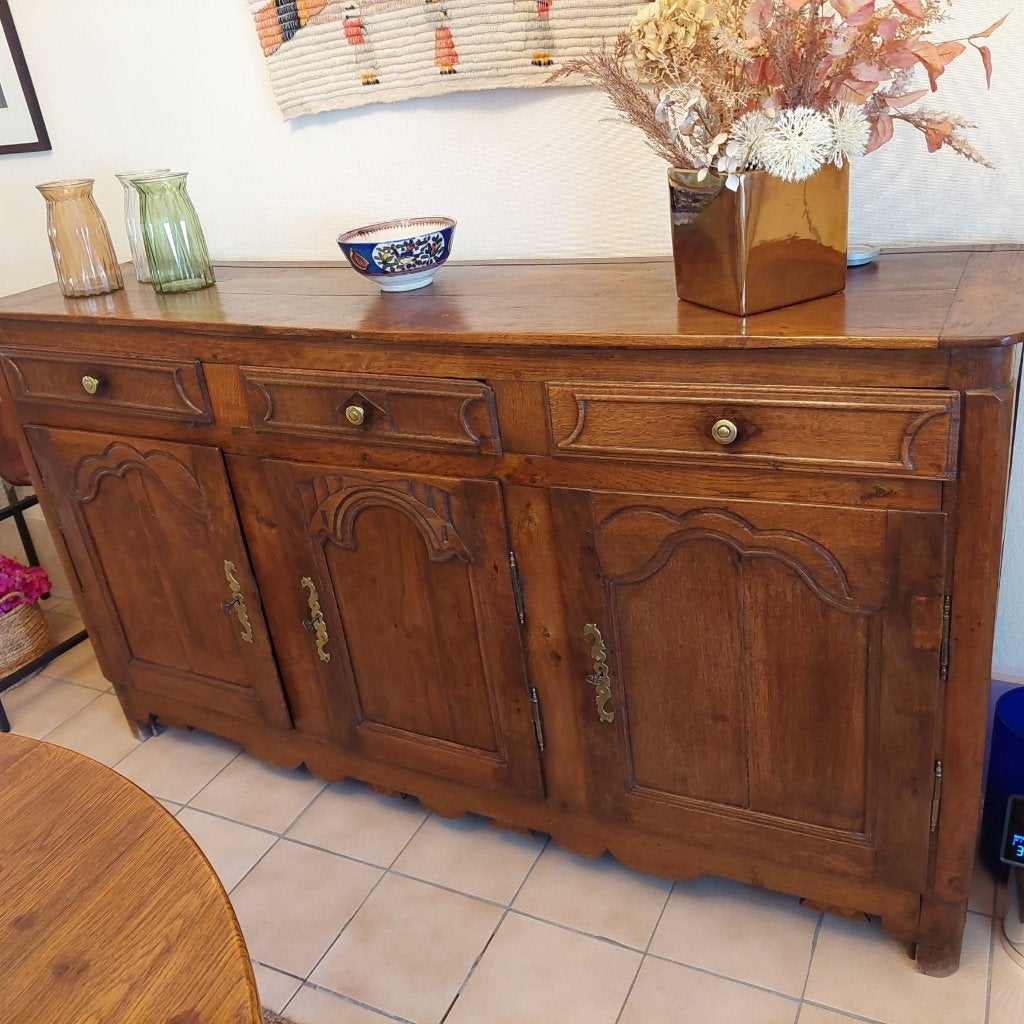 Buffet en bois, Enlèvement, Chêne, Avec tiroir(s)