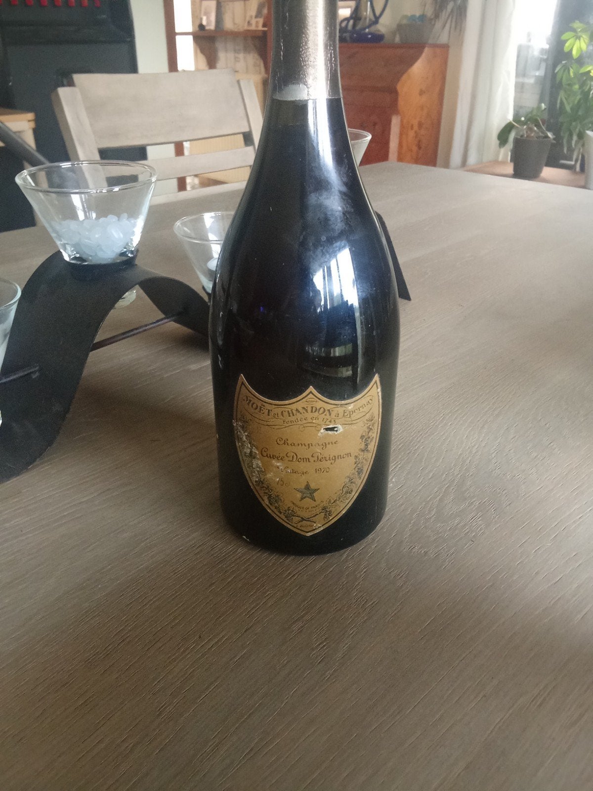 champagne cuvée DOM Pérignon 1970, Collections, Vins, Enlèvement