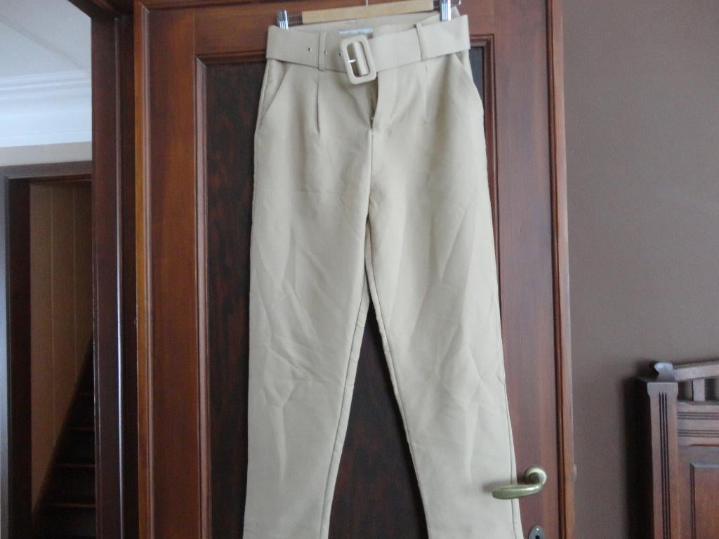 Zomer broeken, Kleding | Dames, Broeken en Pantalons, Nieuw, Maat 36 (S), Beige, Lang, Ophalen of Verzenden