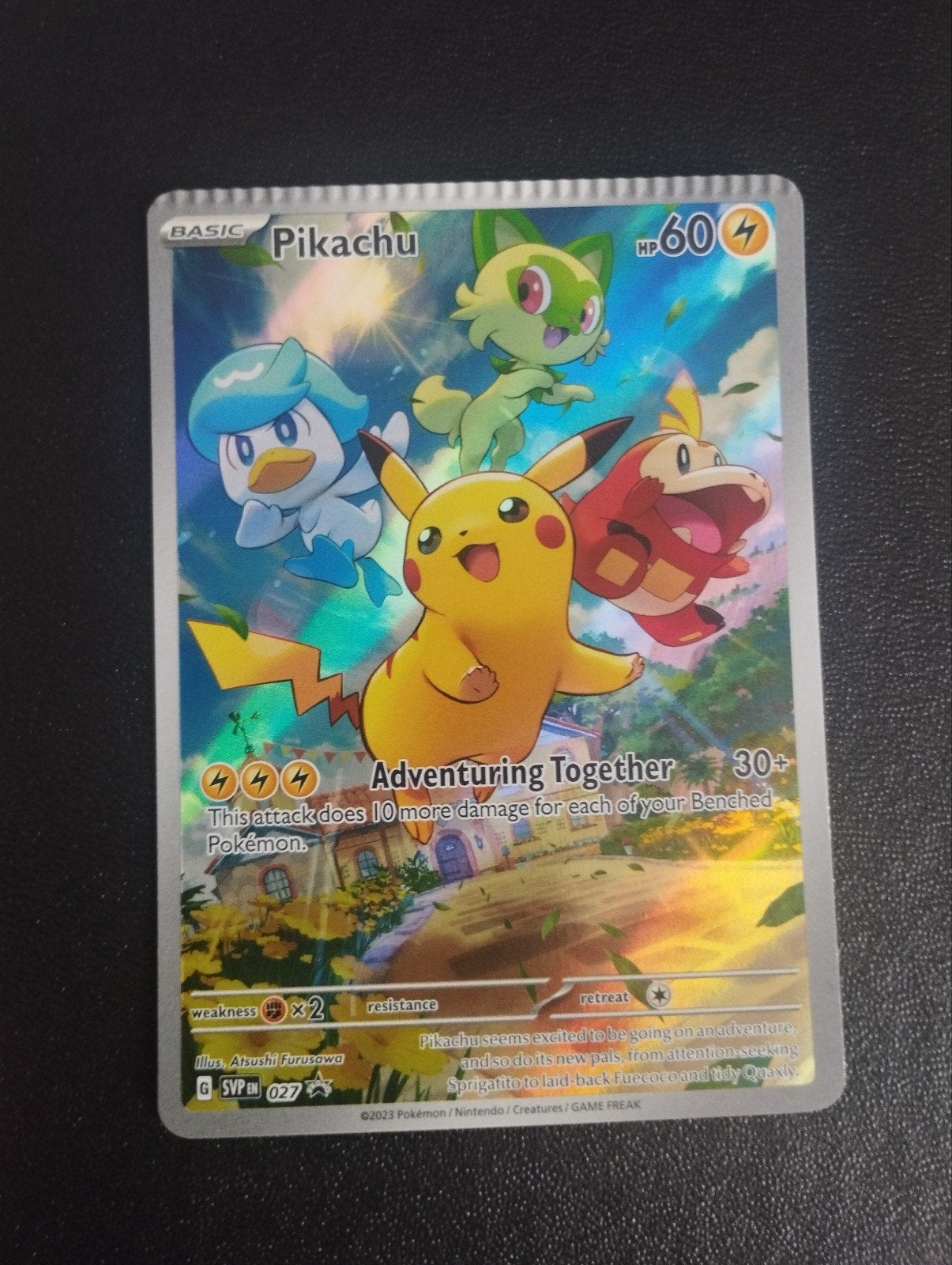 Crimp error Pikachu 027 promo, Ophalen