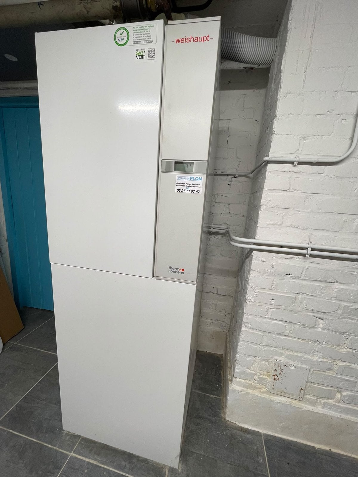 Chaudière gaz condensation Weishaupt WTC 25K Integra – 25 kW, Bricolage & Construction, Comme neuf, Enlèvement, 60 à 150 cm, 800 watts ou plus