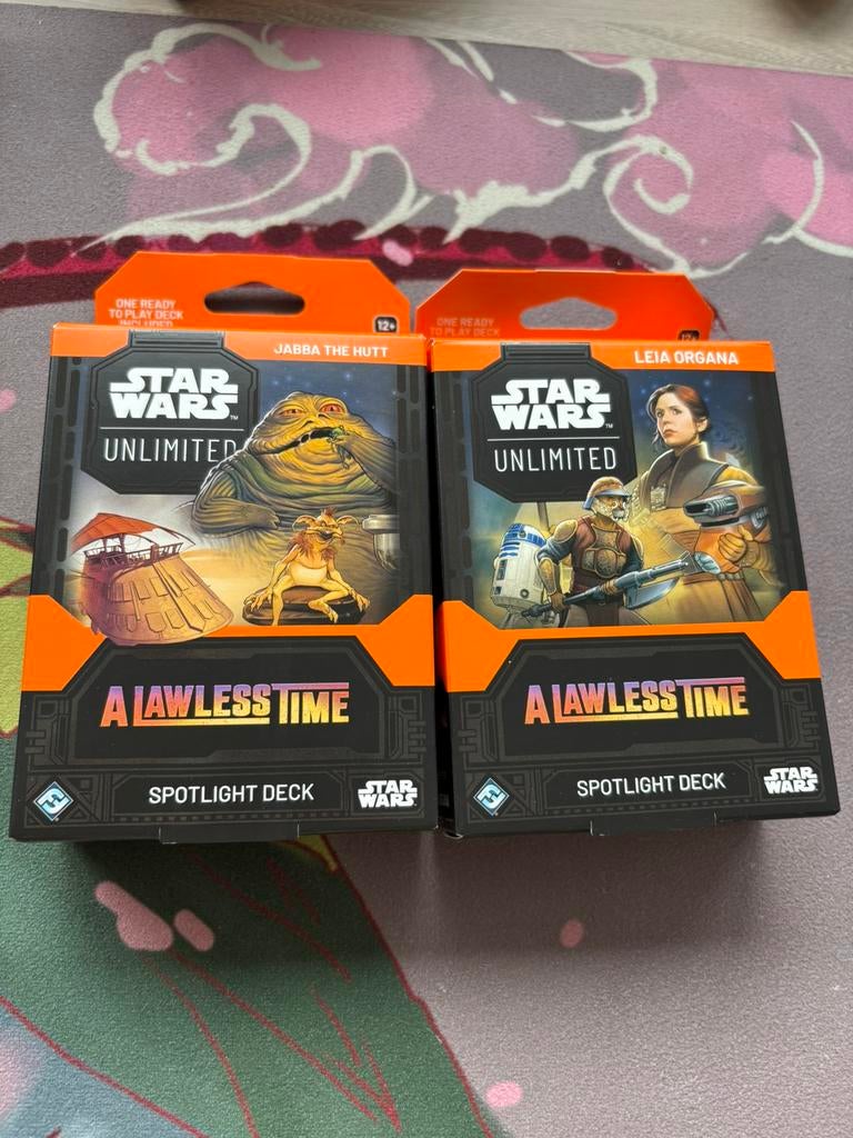 Star Wars Unlimited A Lawless Time Deck Leia & Jabba, Ophalen of Verzenden