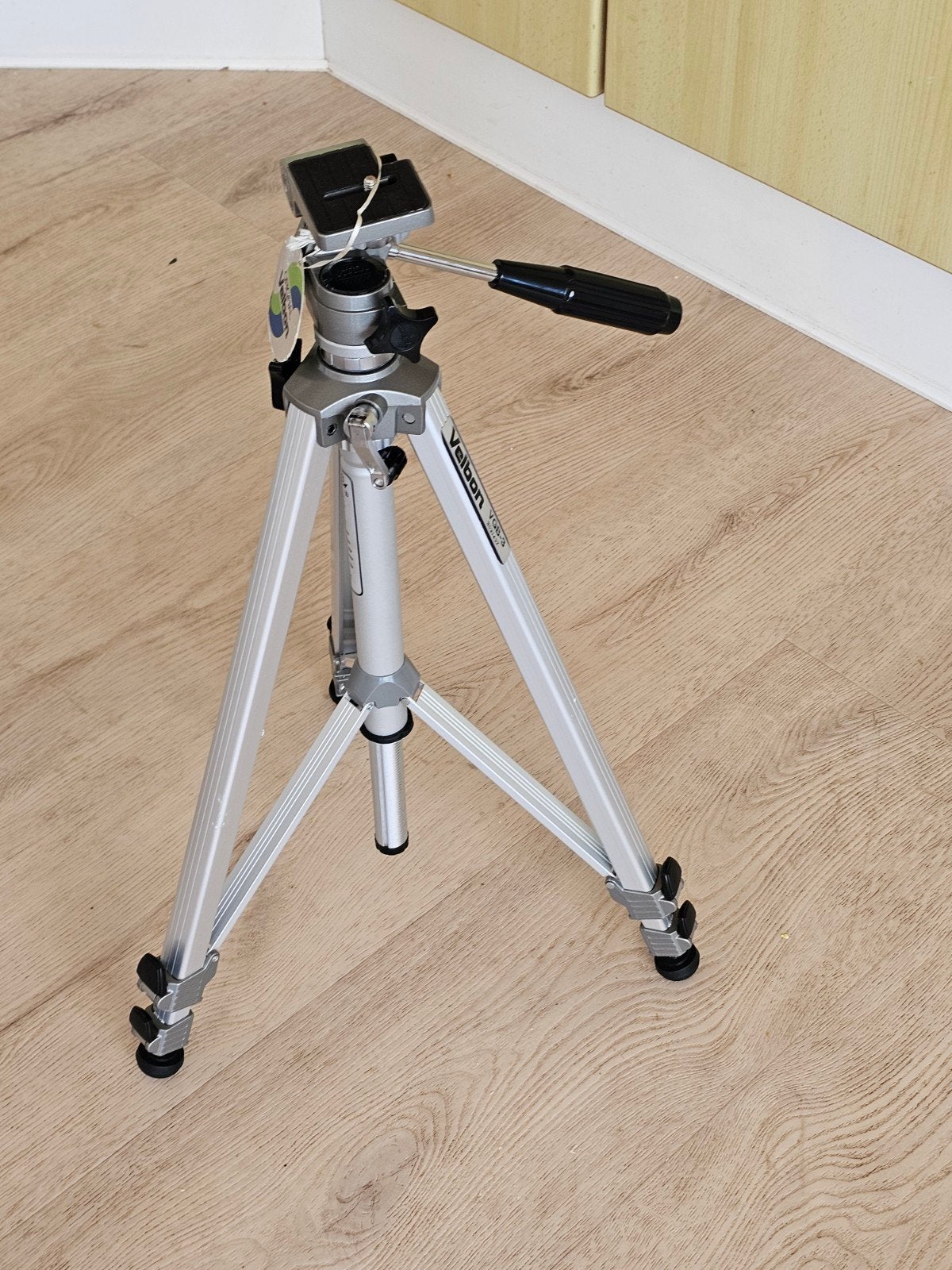 Velbon VGB-3, een vintage aluminium fotostatief uit de jaren, Ophalen of Verzenden, Velbon
