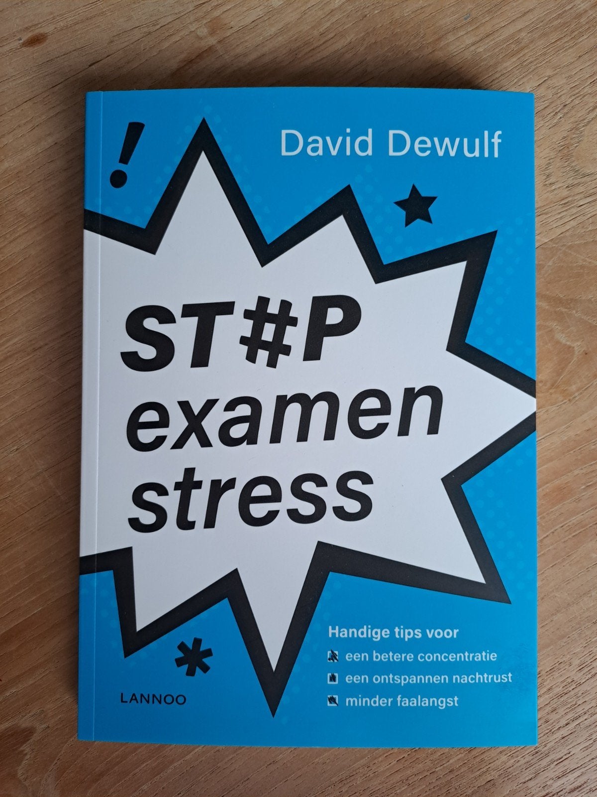 David Dewulf - Stop examenstress, nieuw!, Enlèvement ou Envoi, David Dewulf