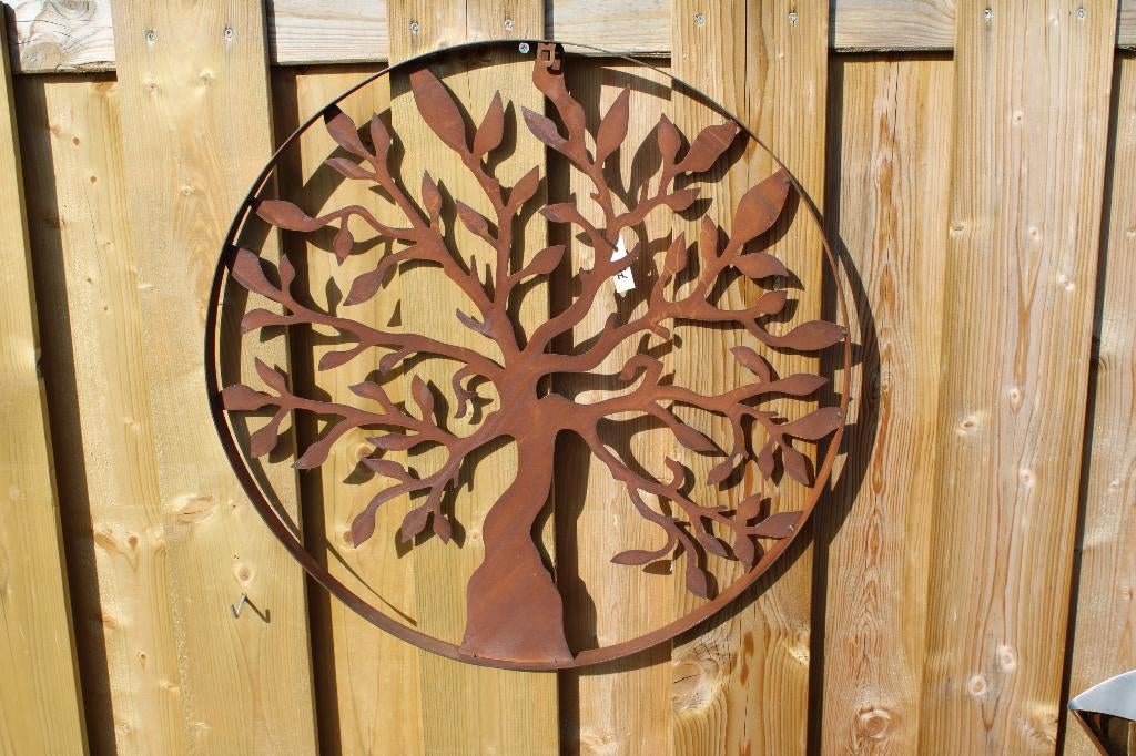 arbre de vie murale en fer forgé rouillé ., Enlèvement ou Envoi, Neuf