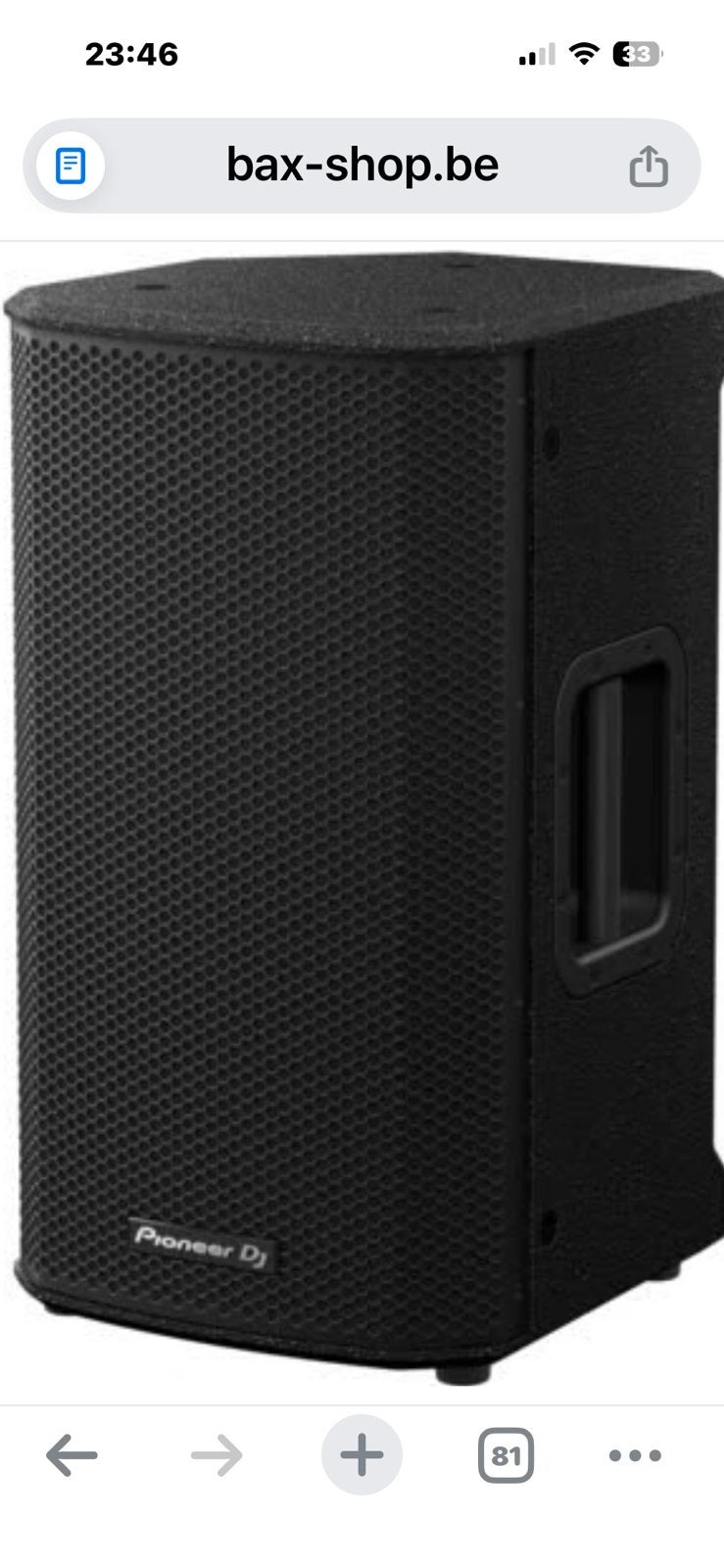 Speakers en sub woofers  pioneer, Ophalen, Zo goed als nieuw, Pioneer