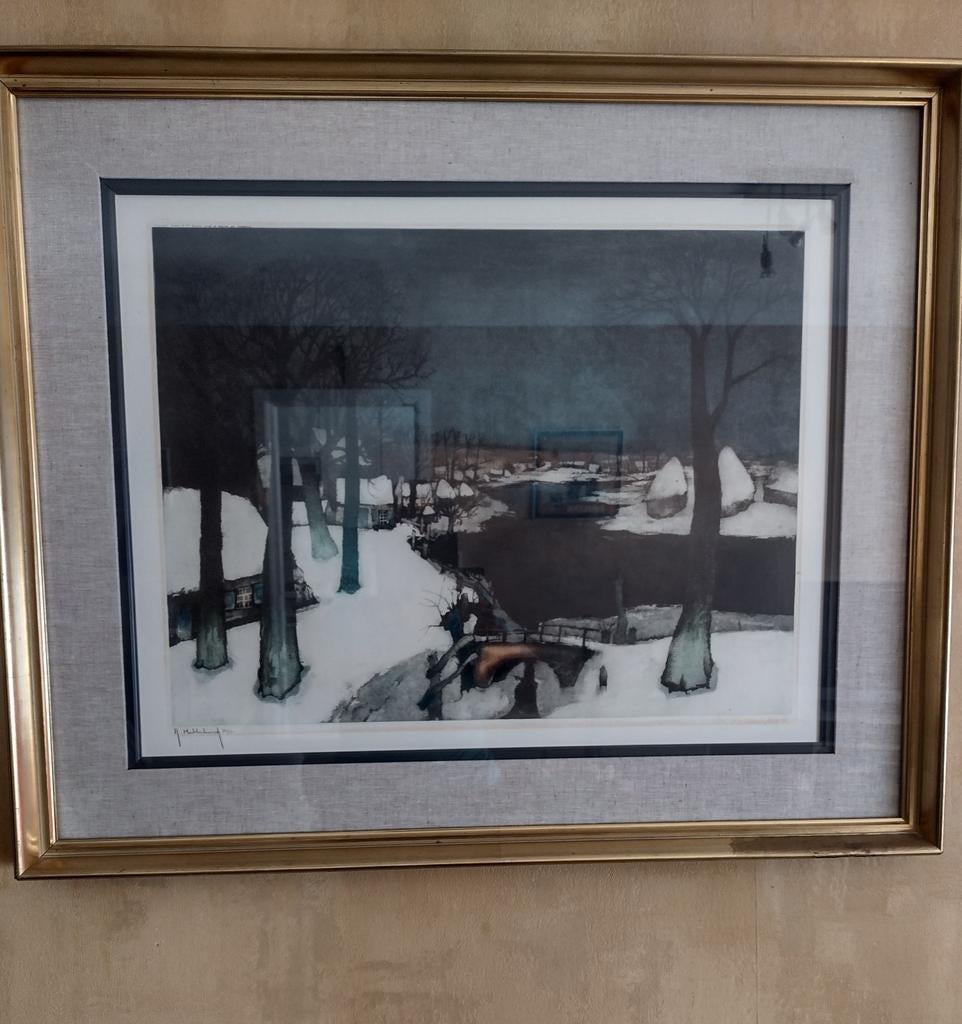 Winterlandschap, Enlèvement