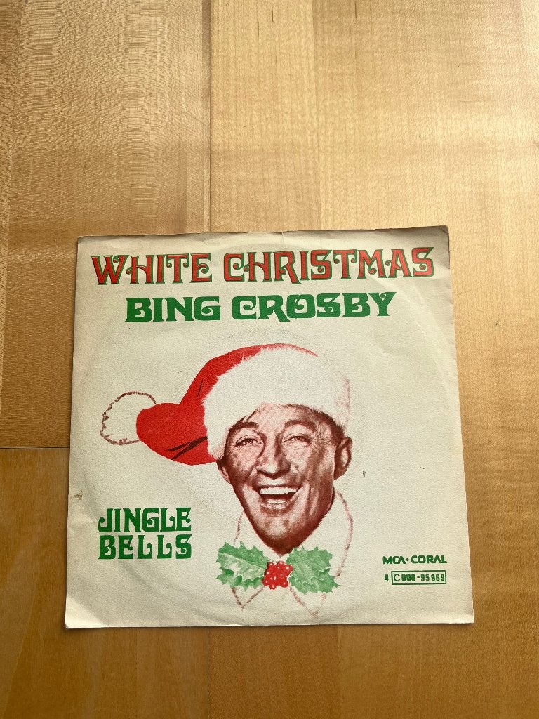 Vinyl single Bing Crosby: White Christmas- MCA records -1970, Envoi, Utilisé, Pop