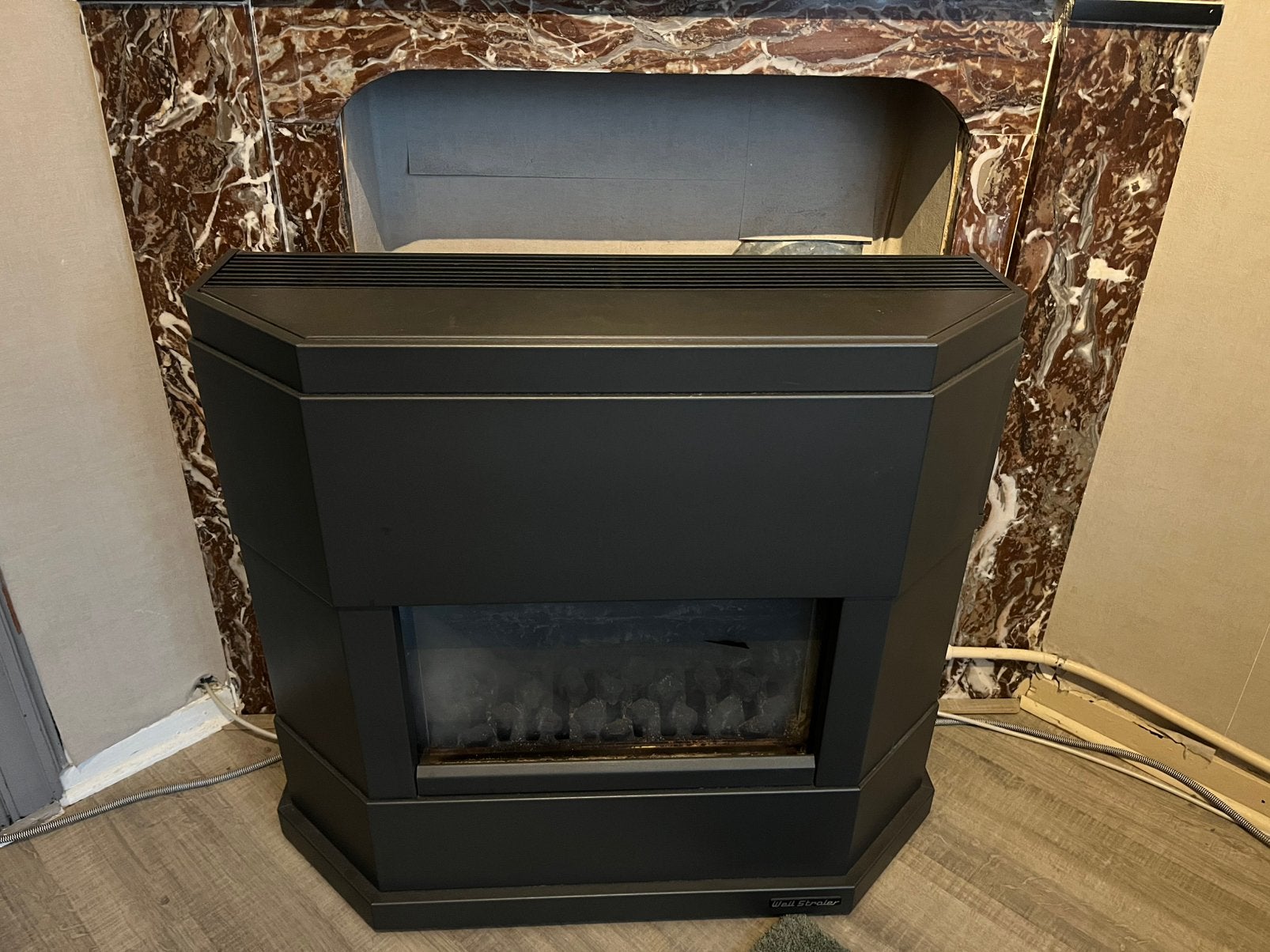 Well Straler Matt Black gasfornuis, Ophalen of Verzenden, Zo goed als nieuw, Gas