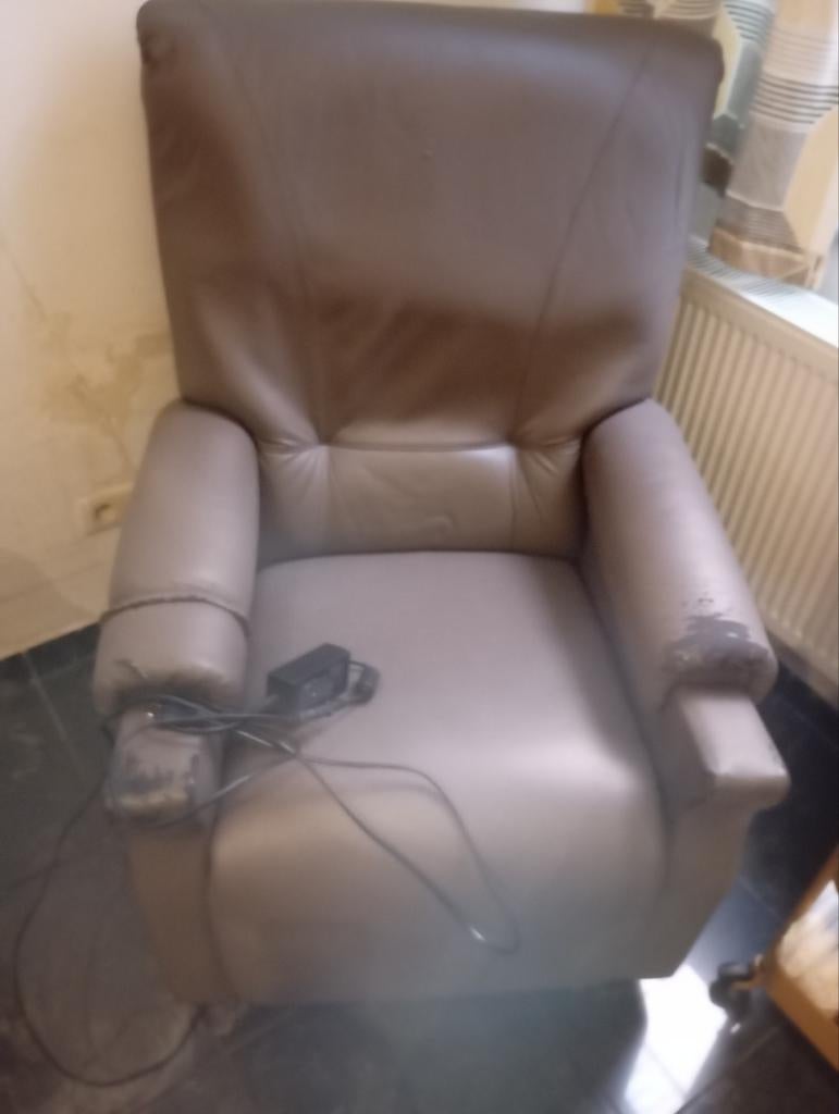 Electrische Relax zetel, Ophalen