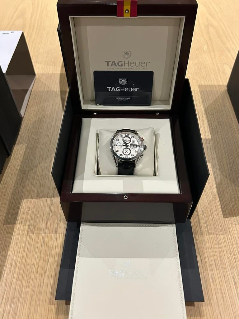 Montre Tag Heuer carerra, Bijoux, Sacs & Beauté, Montres | Hommes, Enlèvement, Comme neuf, TAG Heuer