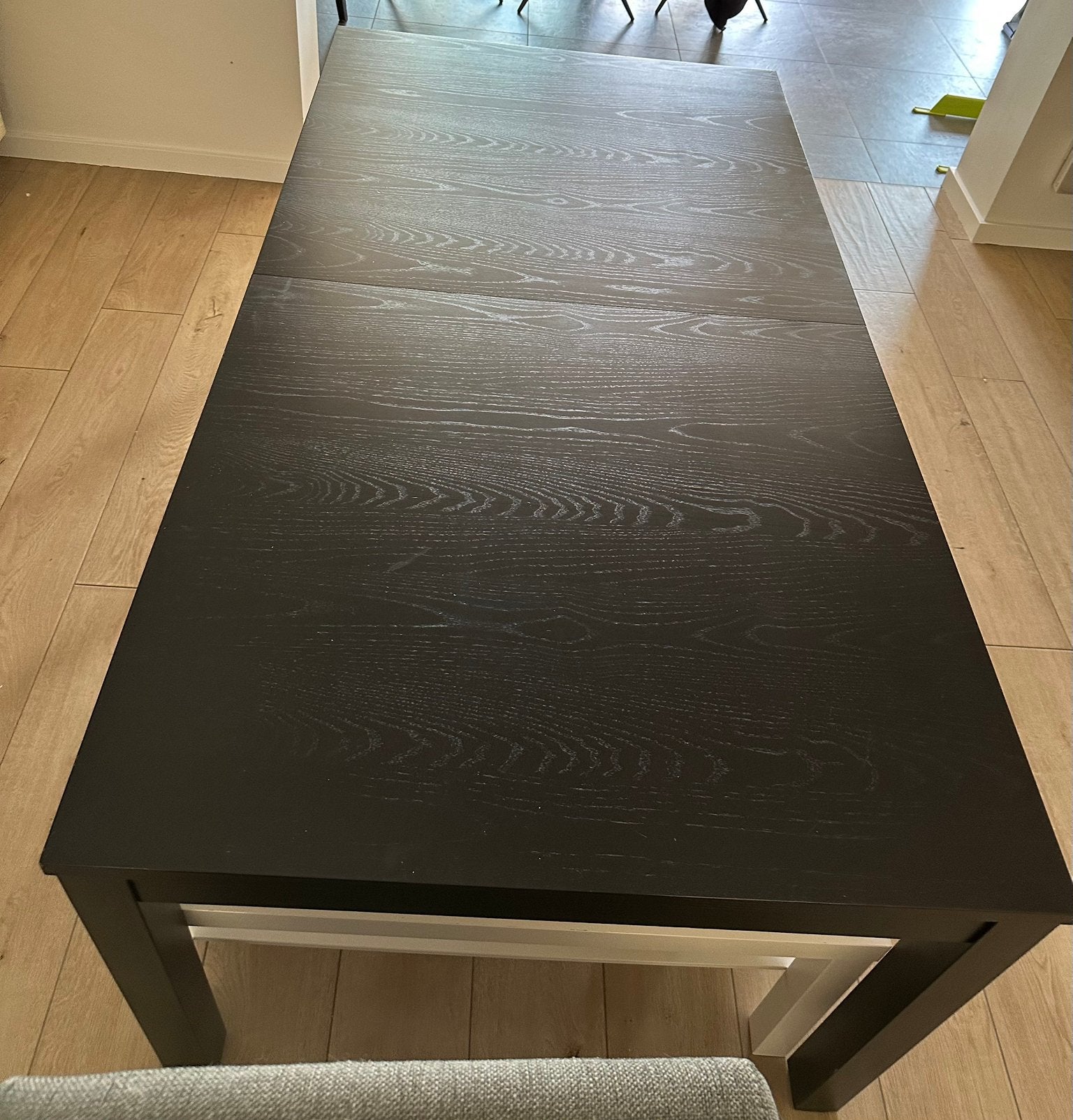 Uitschuifbare tafel Ikea. (Geen verzending), Huis en Inrichting, Tafels | Eettafels, Ophalen, Gebruikt, 200 cm of meer, 50 tot 100 cm