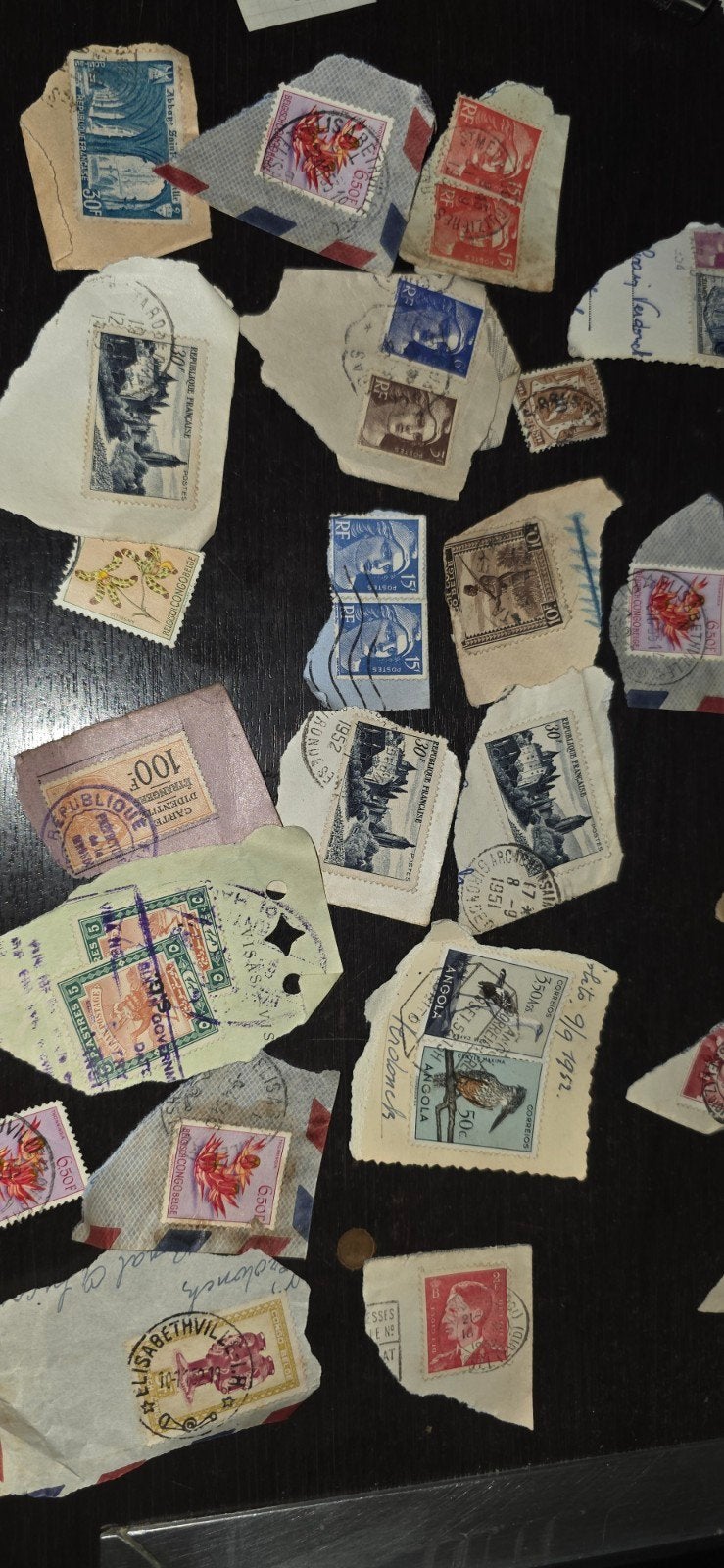 timbre  africaine  belge  1950, Enlèvement