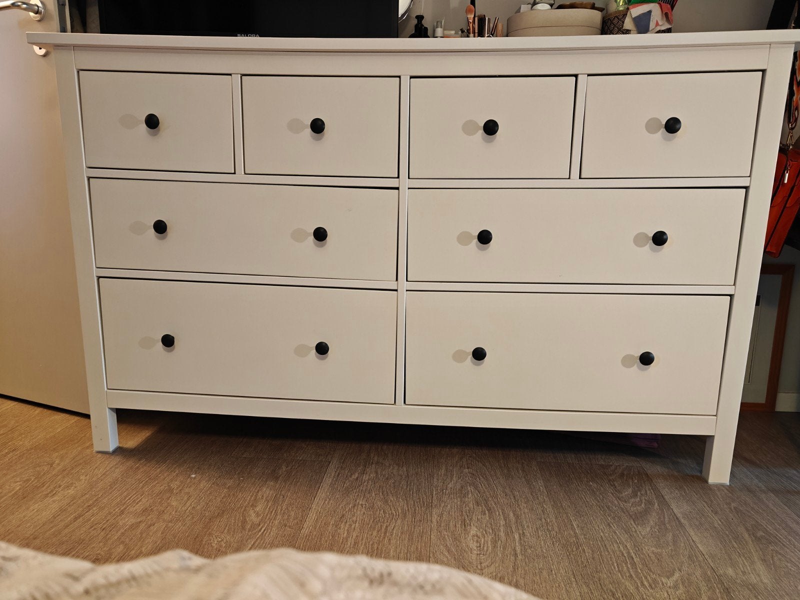Witte ladekast ikea, Ophalen