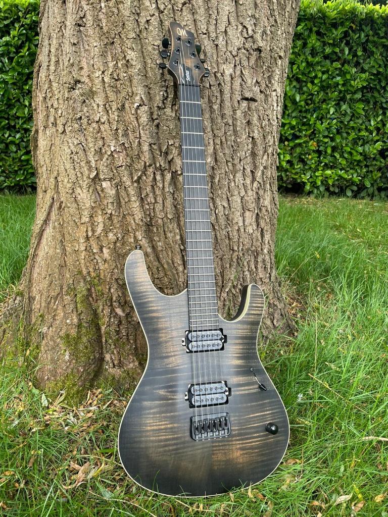 Mayones Setius 2021 met bare knuckle WARPIGS!, Enlèvement, Comme neuf, Solid body, Autres marques