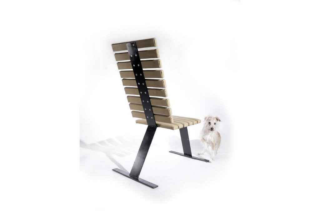 Rare Midcentury Design Ribchair 80s, Ophalen