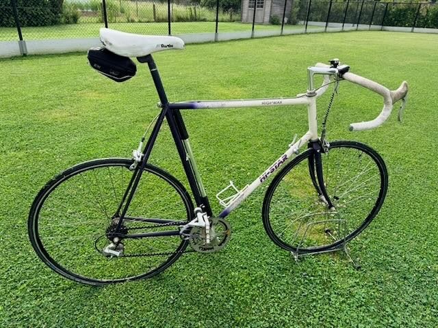 Vélo de course Hi-Star vintage 1993 – Cadre 62 cm - bon état, Autres marques, 10 à 15 vitesses, Frein sur jante, Acier