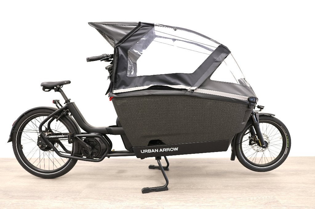 bakfiets Urban Arrow, Huif, Zo goed als nieuw, 2 kinderen, Schijfrem
