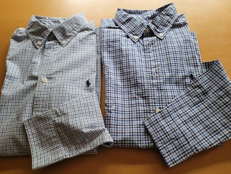 2x hemd Ralph Lauren 14/16j, Kinderen en Baby's, Kinderkleding | Maat 170, Overhemd of Blouse, Ophalen of Verzenden, Zo goed als nieuw