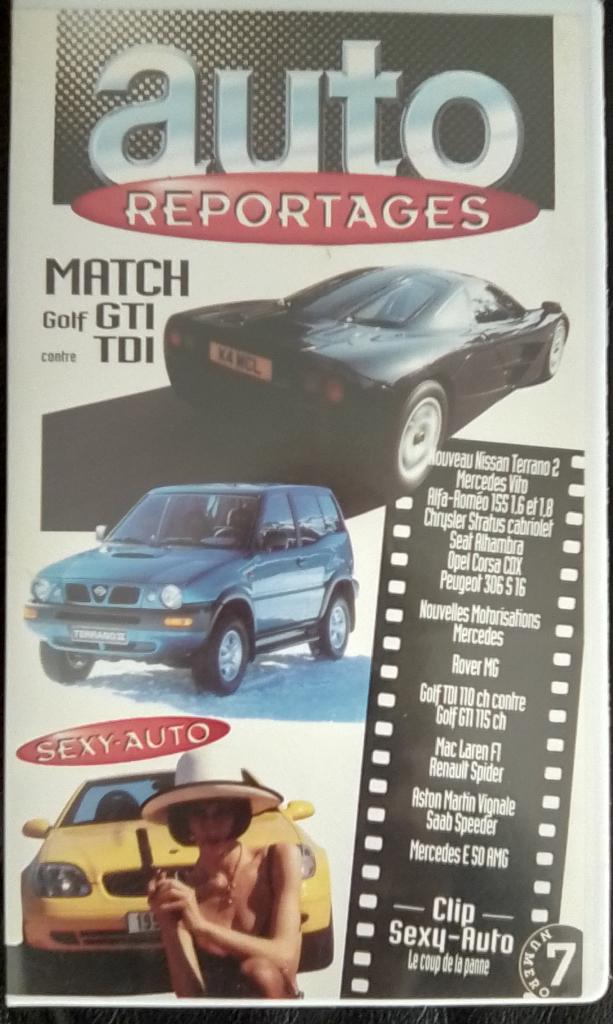 VHS Auto reportages et voitures de légende et la course moto, À partir de 16 ans, Enlèvement ou Envoi, Comme neuf, Documentaire