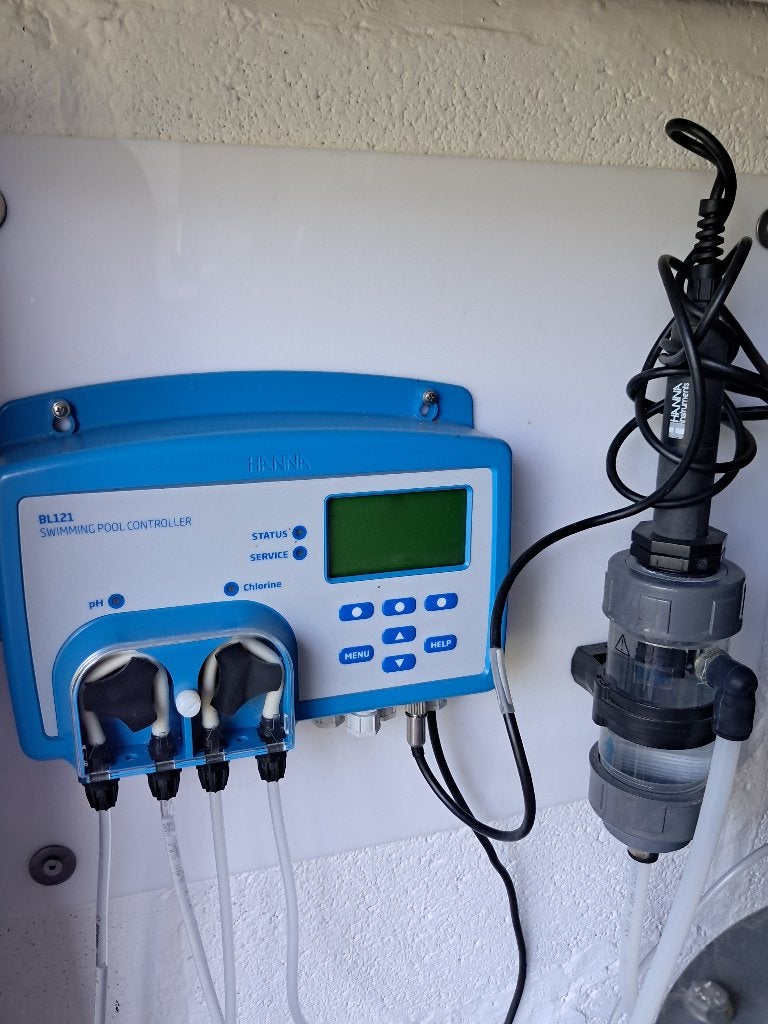 Redox- en ph-pomp voor zwembaden, Tuin en Terras, Ophalen, Zo goed als nieuw, Zwembadpomp