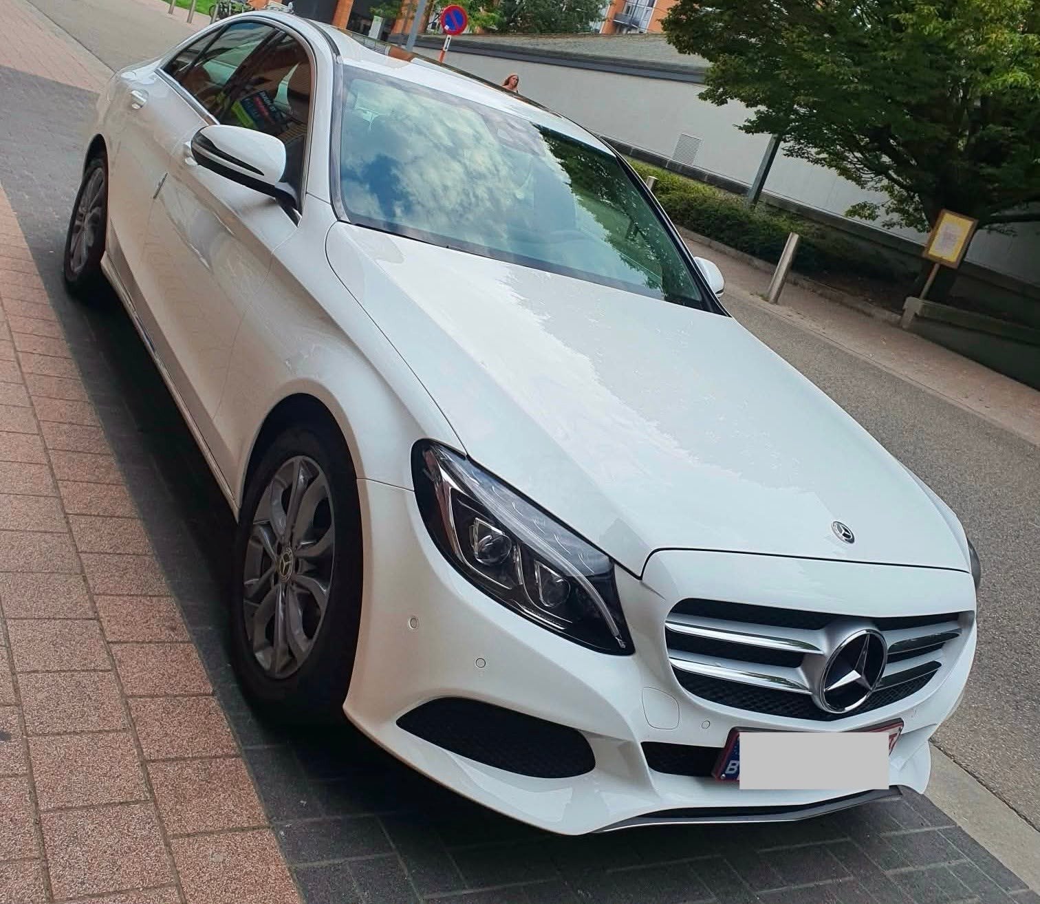 Mercedes C180 2017, Auto's, Automaat, Euro 6, Particulier, Te koop