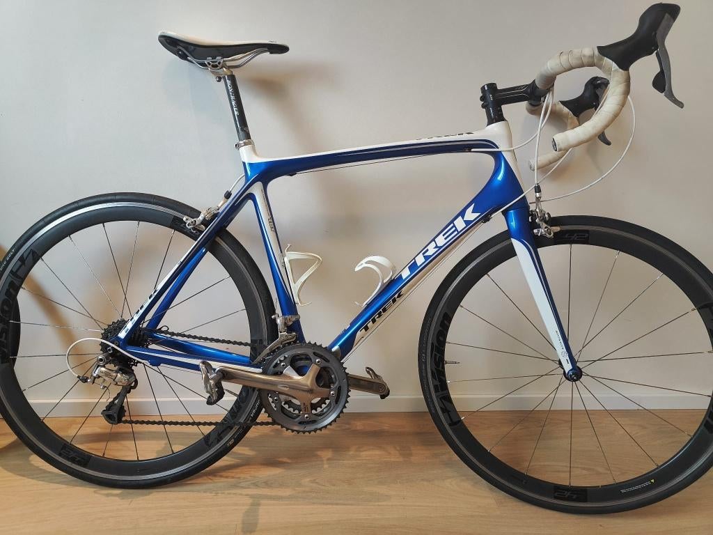 Trek Madone 4.5 – Carbon – maat 58 – 2 wielsets (Vision T42), Fietsen en Brommers, Fietsen | Racefietsen, Ophalen, Gebruikt, Carbon