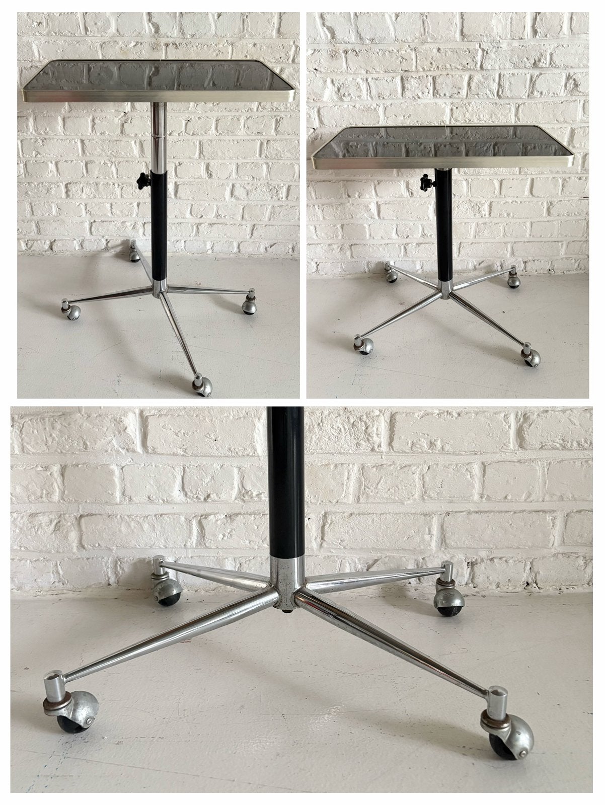 Table roulante vintage années 60-70 Bijzettafel / tv-tafel, Enlèvement
