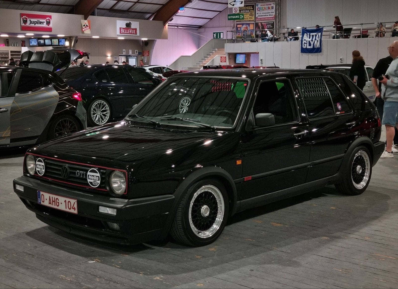 volkswagen golf 2 GTI 8V '92, Auto's, Zwart, Handgeschakeld, 5 deurs, Stadsauto