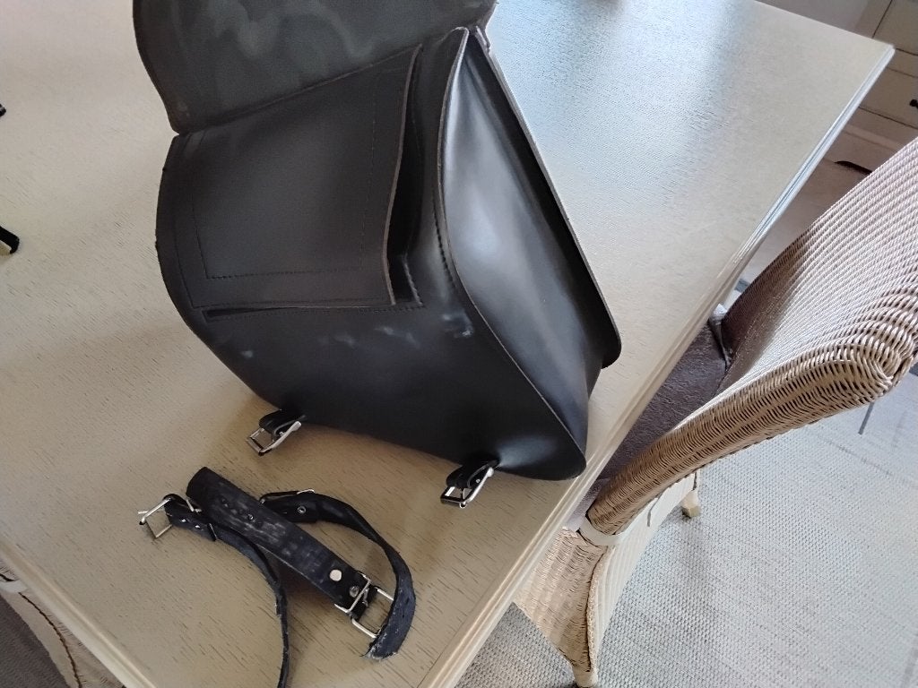 Zijtas leder motor, Motoren, Ophalen, Gebruikt