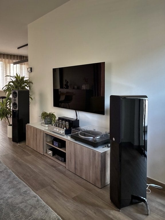 Q Acoustics Concept 50, Audio, Tv en Foto, Luidsprekerboxen, Stereo speakers, 120 tot 150 watt, Basreflex, Zo goed als nieuw