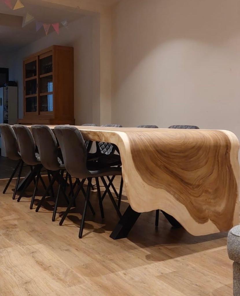 meubles d'accueil, tables, tables de jardin, tables en tronc, Enlèvement ou Envoi, Boomstamtafel.net, Info@boomstamtafel.net, Gentstraat 75, 9700 Oudenaarde