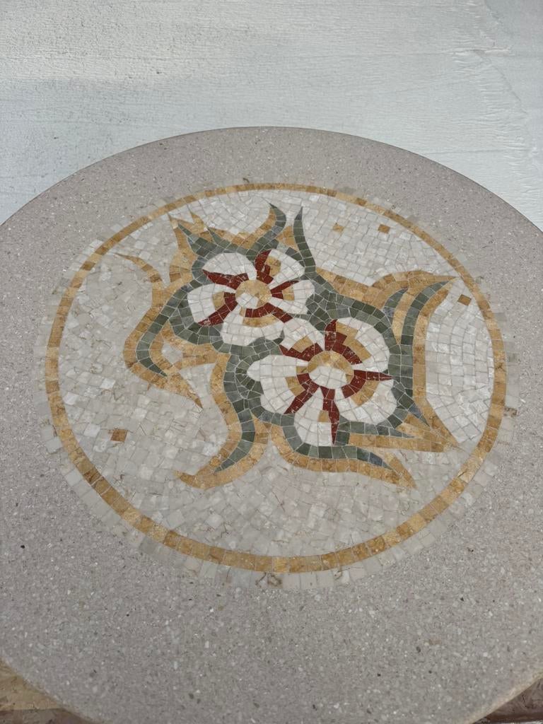 Table en granito & mosaique, Enlèvement, Comme neuf