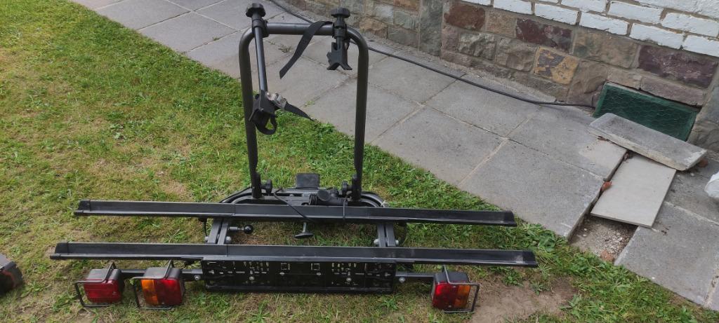 Porte-velos, Enlèvement, 2 vélos, Comme neuf, Support d'attelage
