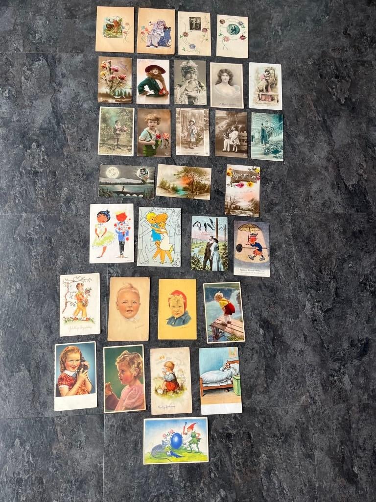 Cartes de vœux anciennes, Enlèvement ou Envoi