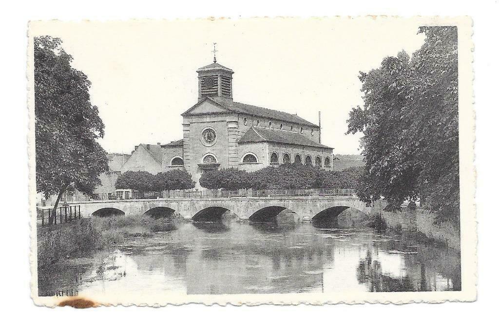 Nismes L'Eglise et le pont sur l'Eau Noire, Enlèvement ou Envoi, Non affranchie, Namur