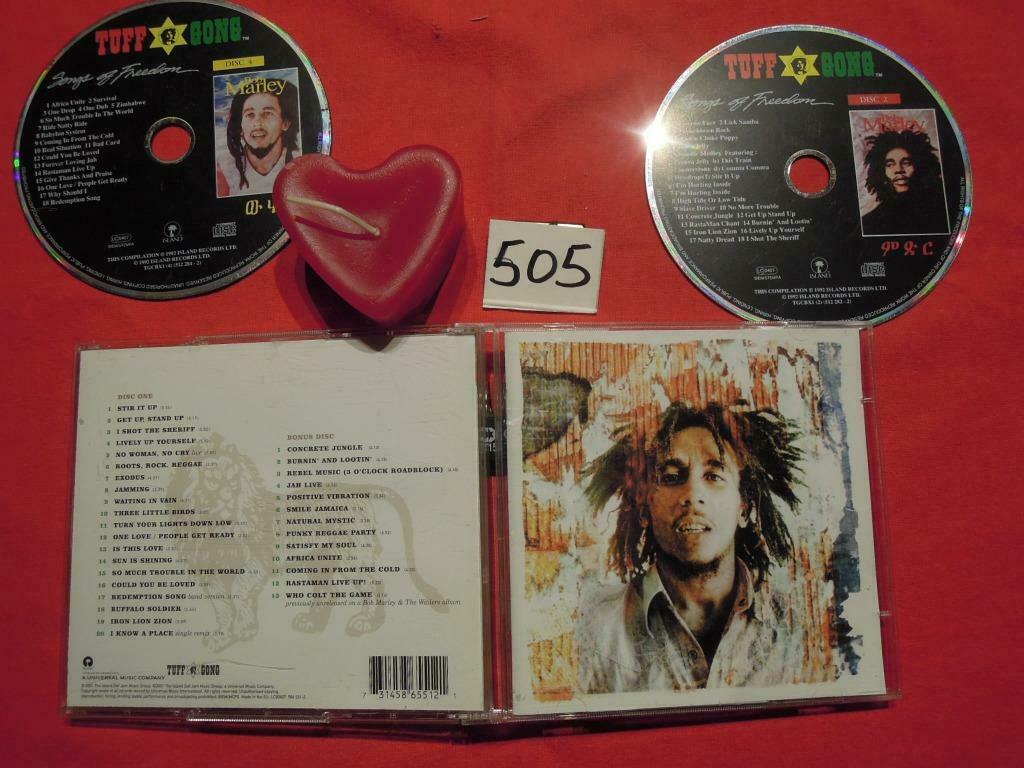 CD Bob Marley Tuff Gong Songs of Freedom 1992 Reggae Funk, Ophalen of Verzenden, Gebruikt, Singer-songwriter