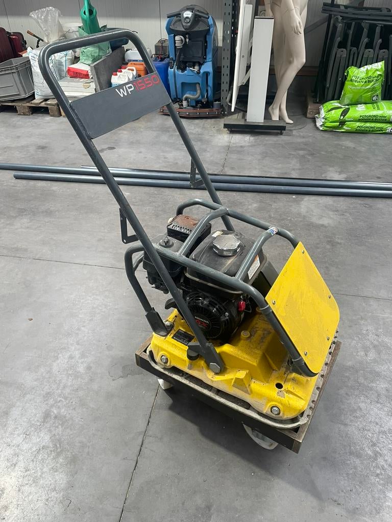 Trilplaat wacker wp1550, Doe-het-zelf en Bouw, Ophalen, Zo goed als nieuw