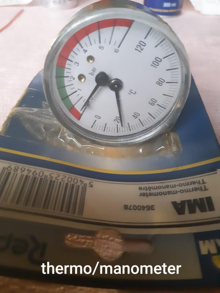 THERMO/MANOMETER, Ophalen