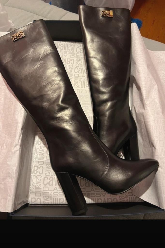 Prachtige dameslaarzen van Just Cavalli maat 37 nieuw !, Hoge laarzen, Zwart, Nieuw, Just cavalli