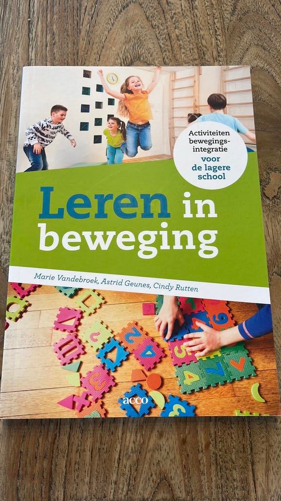Cindy Rutten - Leren in beweging, Boeken, Ophalen of Verzenden, Frans, Cindy Rutten; Marie Vandebroek; Dorien Wassink