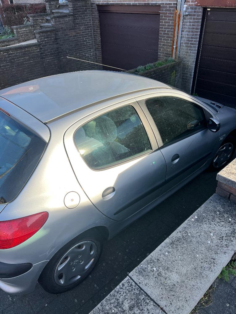 Peugeot 206, Auto's, 1360 cc, Particulier, Zilver of Grijs, Te koop