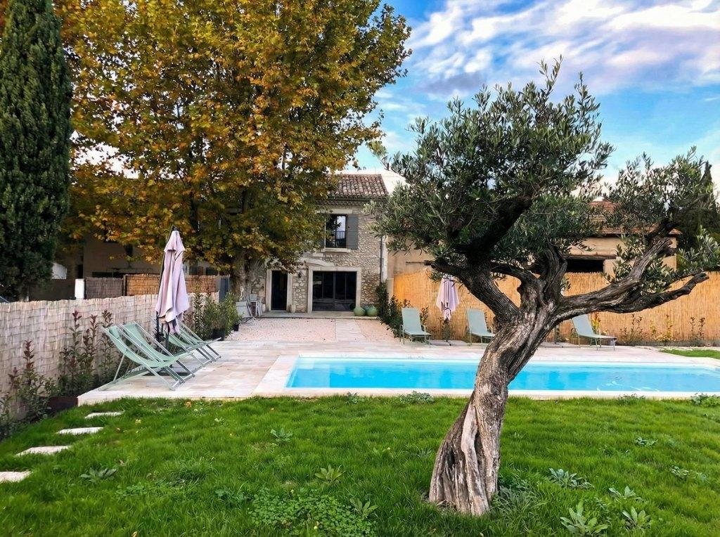 Mas provençal piscine chauffée St Rémy de Provence, Vacances, Propriétaire, Village, Maison de campagne ou Villa, 8 personnes