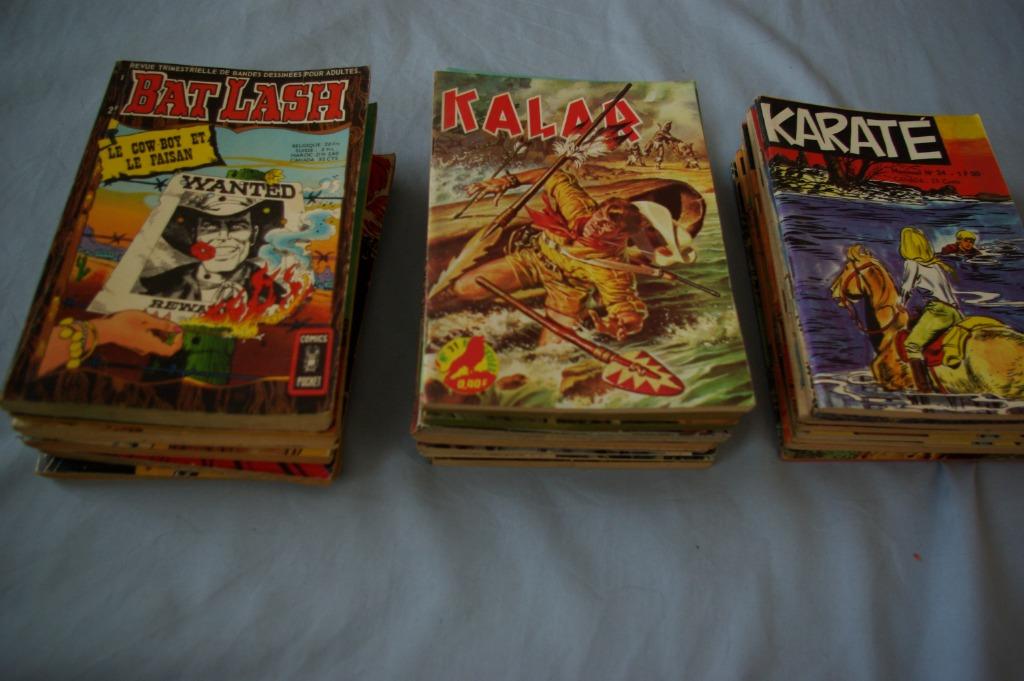 Lot moyen de BD de Petits formats Divers en noir & blanc, Boeken, Stripverhalen, Complete serie of reeks, Ophalen of Verzenden