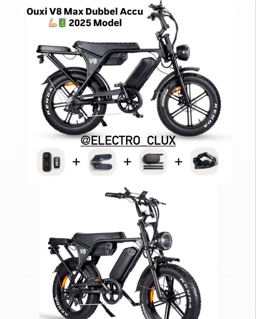Ouxi V8 MAX Nieuwste Versie 2025 Model! Dubbele Accu, Enlèvement, Neuf